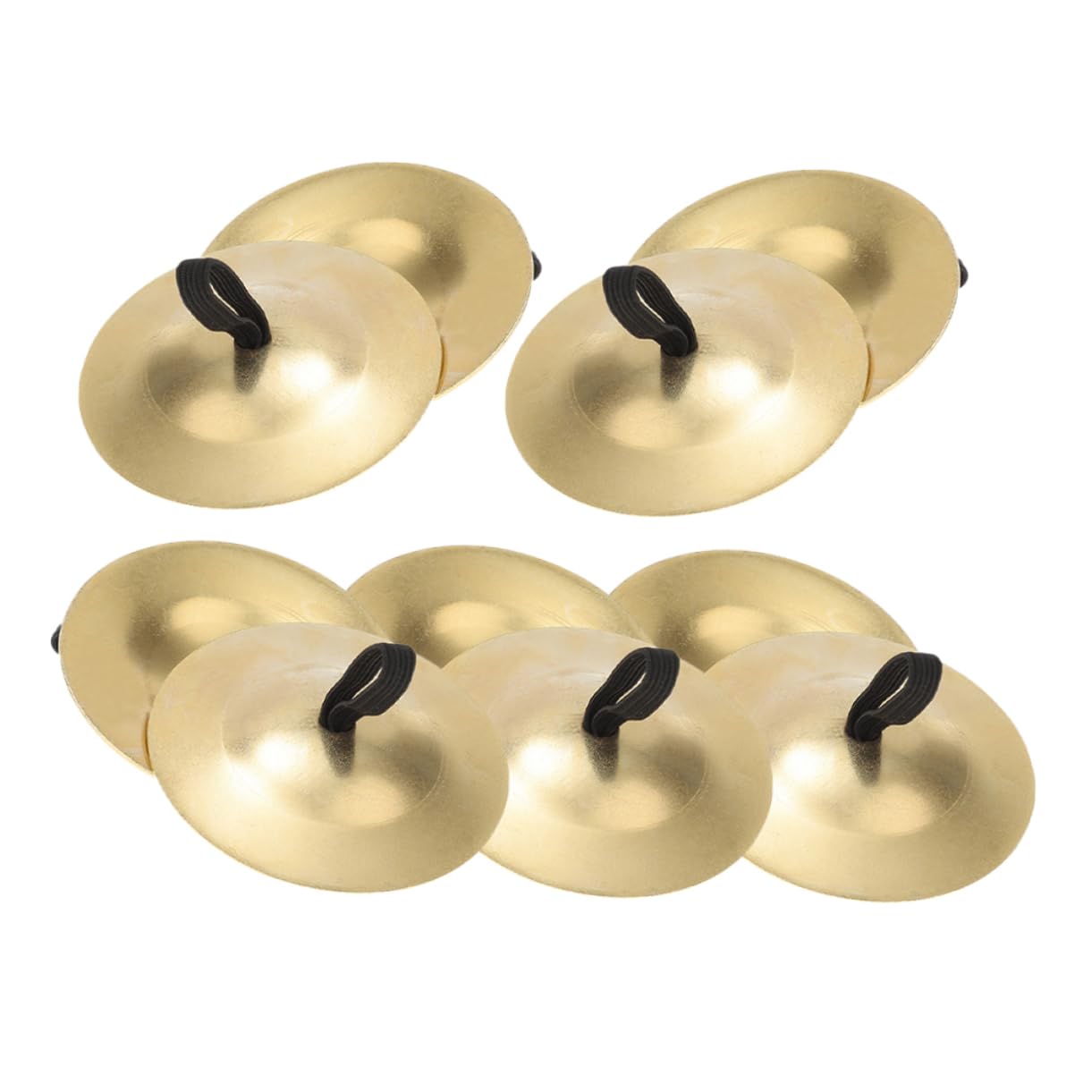 Abaodam 10pcs Finger Cymbals for Belly Dancing Lightweight Percussion Instruments Durable Construction for Stage Performance and