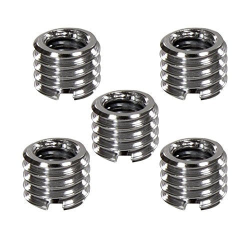 Foto&Tech Metal 1/4 Inch To 3/8 Inch Tripod Thread Adapter, Easy Mount Convert Screw Adapter For Tripod Monopod Ballhead, Reduce