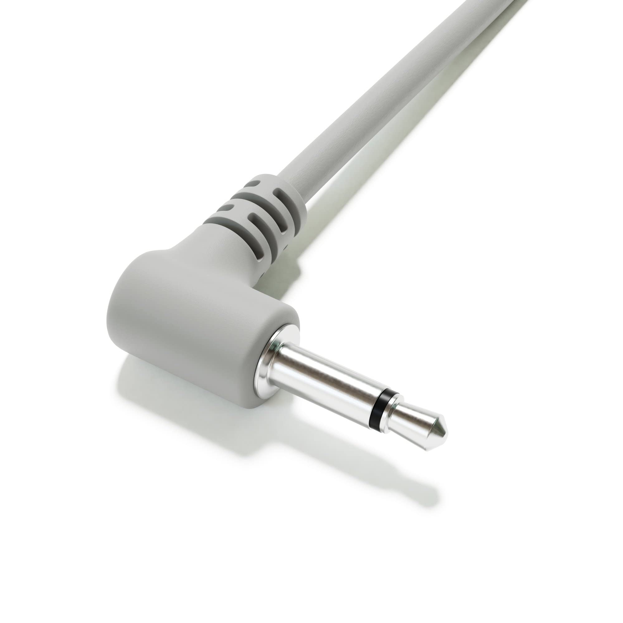 Excelvalley - Right Angle Mono Modular Patch Cables Ts 3.5Mm 1/8 Inch Eurorack Synthesizer [13-Pack | 150 Cm - 59.06]