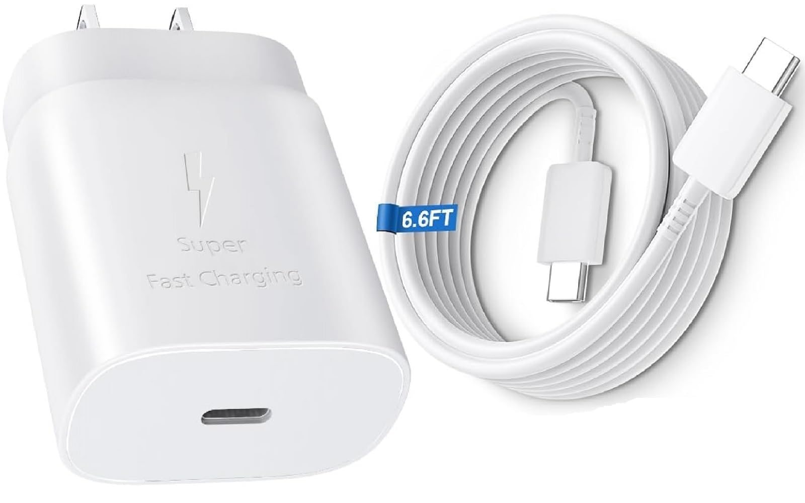 Samsung Fast Charger 25W Usb C Super Fast Charging Type C Charger Cord 6Ft Android Phone Charger For Samsung Galaxy S24 S23 S22