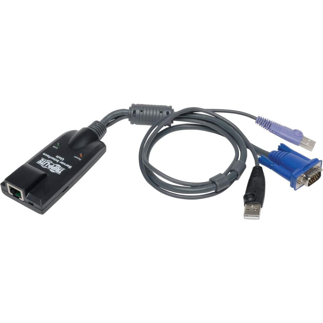 Tripp Lite B055-001-UV2CAC USB Server Interface Unit Virtual Media & CAC B064 Cat5 KVM TAA GSA