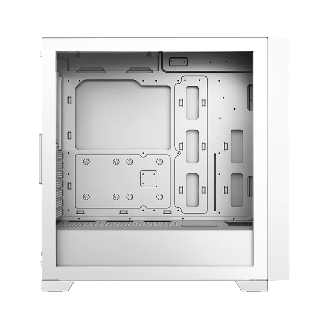 Pccooler Cps C3D510 High Airflow Atx Pc Case Mid Tower Desktop Computer Gaming Superior Case For M Atx/Itx/E Atx With 3 Argb Cas