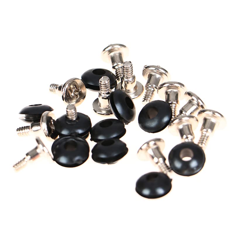 Vizgiz 20 Pack 3.5 Inch Hdd Screws 6# 32 Shockproof Screw Rubber Ring Washer Anti Vibration Mounted Bolts For Pc Computer Chassi