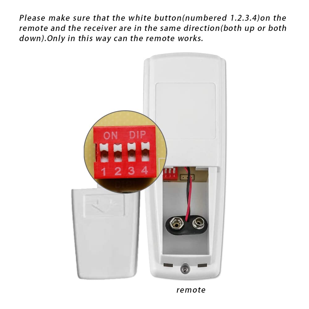 Replacement Of Hampton Bay Ceiling Fan Remote Control Uc7078T With Up Down Light, L3H2010Fanhd Fan Hd Fan Hd6, White