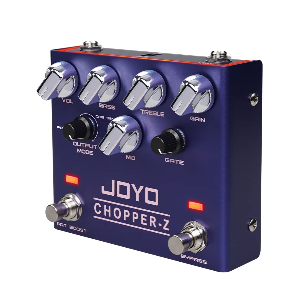 Joyo Distortion Effect Pedal Modern Metal Tone High Gain Amp Simulators All In One Pedal With 3 Band Eq For Electric Guitar (Cho