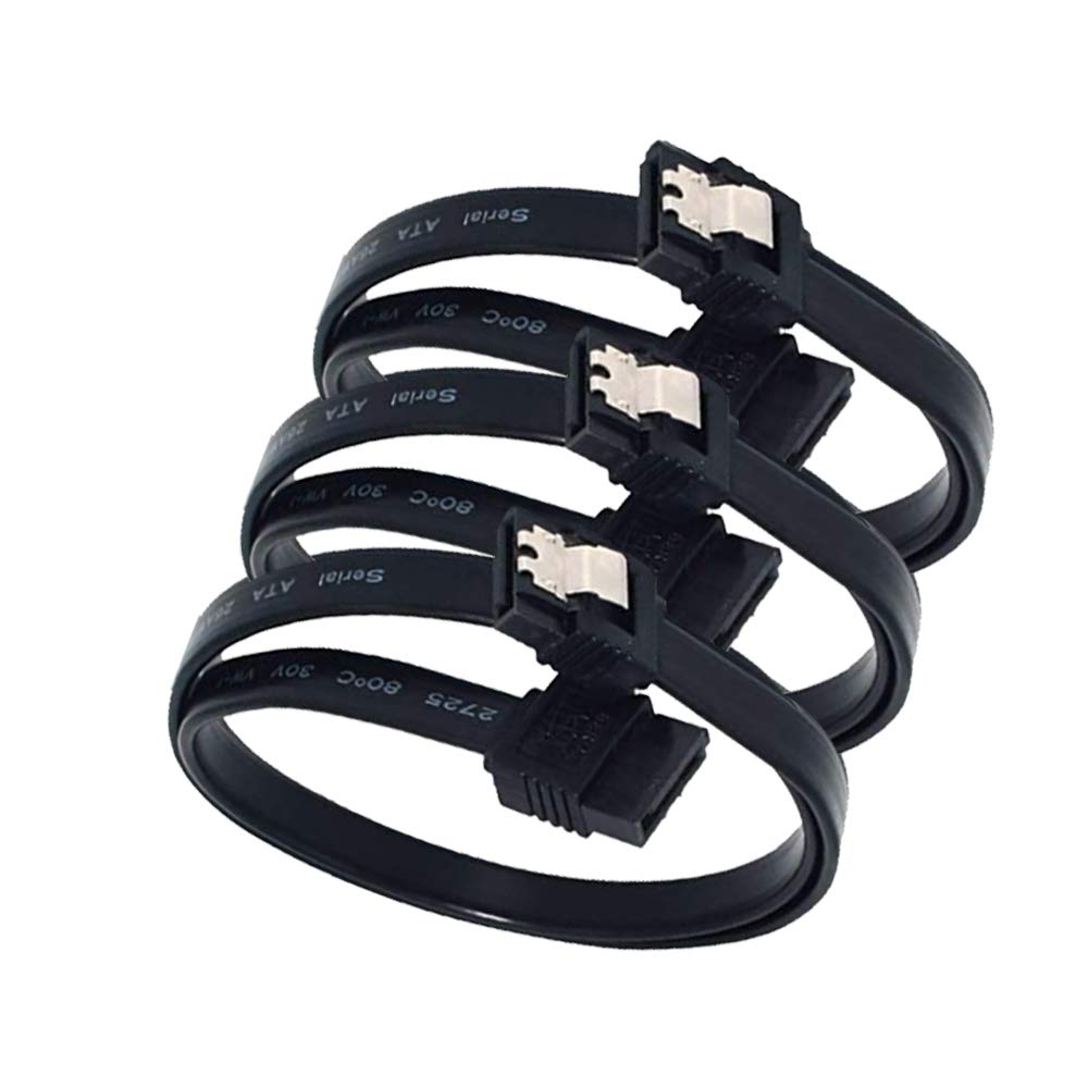 Elifeapply Sata Iii Cables Sata Iii 6.0 Gbps With Locking Latch 7Pin Female To Female Data Cable With Locking Latch Compatible F