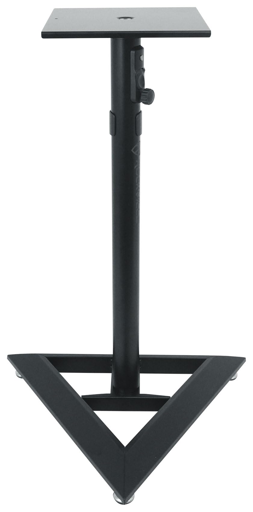 Rockville Rsm3 100W Studio Monitor Bookshelf Speaker Stands, Sturdy Base, Push-Button Height Adjustment, Anti-Vibration Foam, Ca