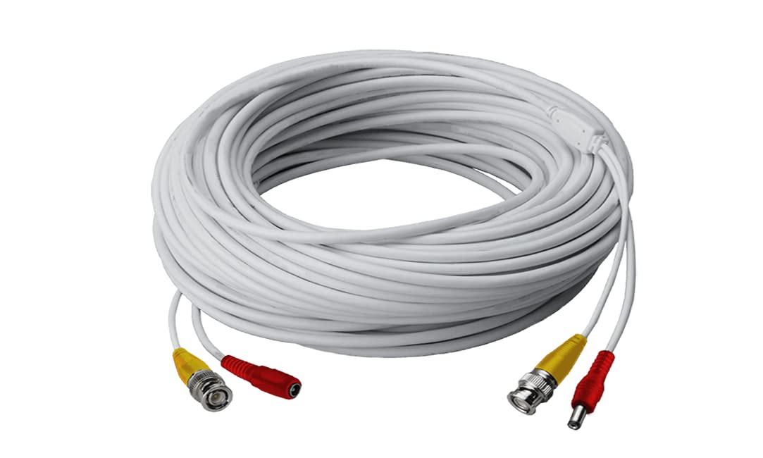 Lorex Rg59 Power Accessory Cable, High Performance Bnc Video Cable For Security Camera Systems, For Analog Hd (Cvi/Tvi/Ahd/Mpx) 