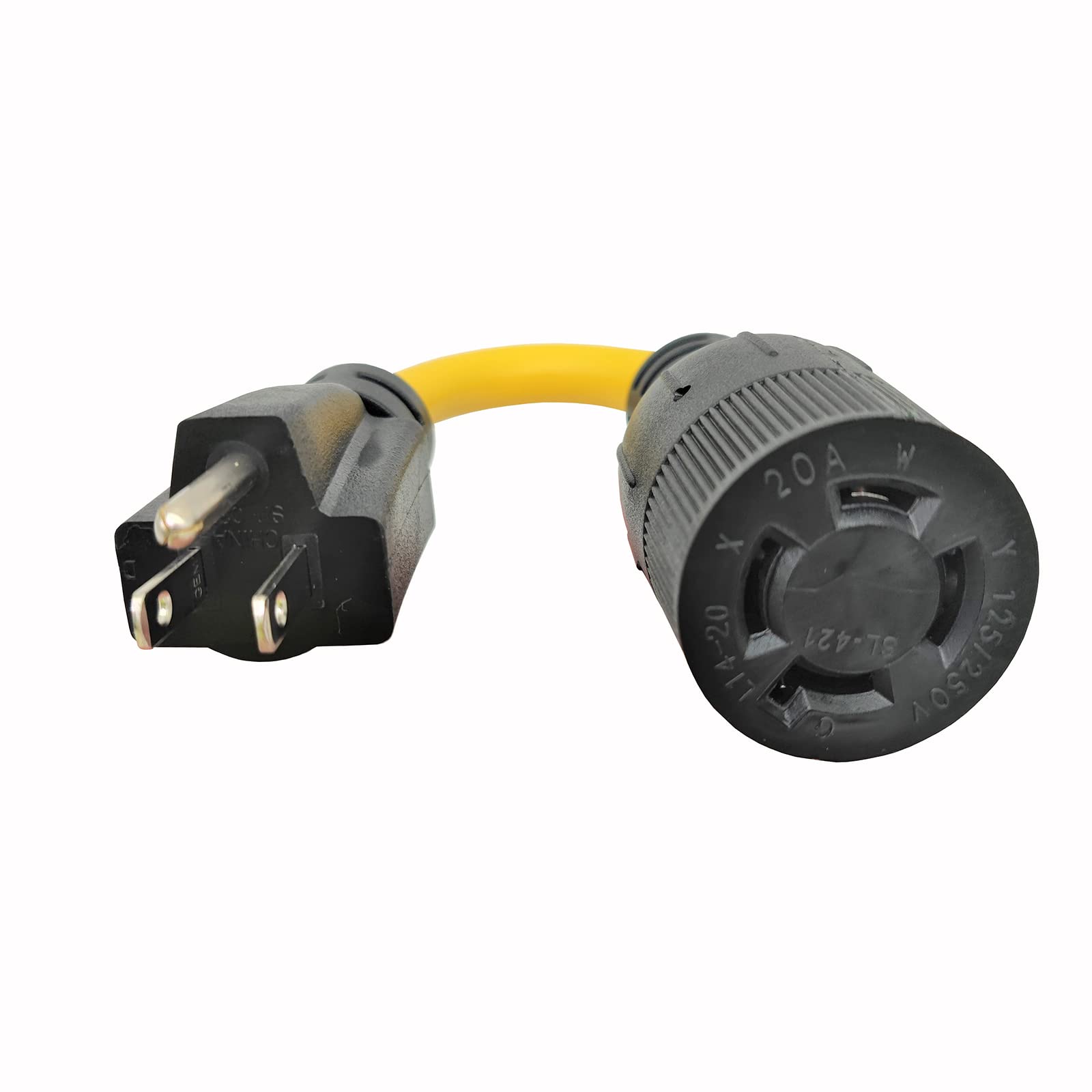 Parkworld 885460 Adapter Cord 5 15 Male Plug To Locking L14 20 Female Receptacle