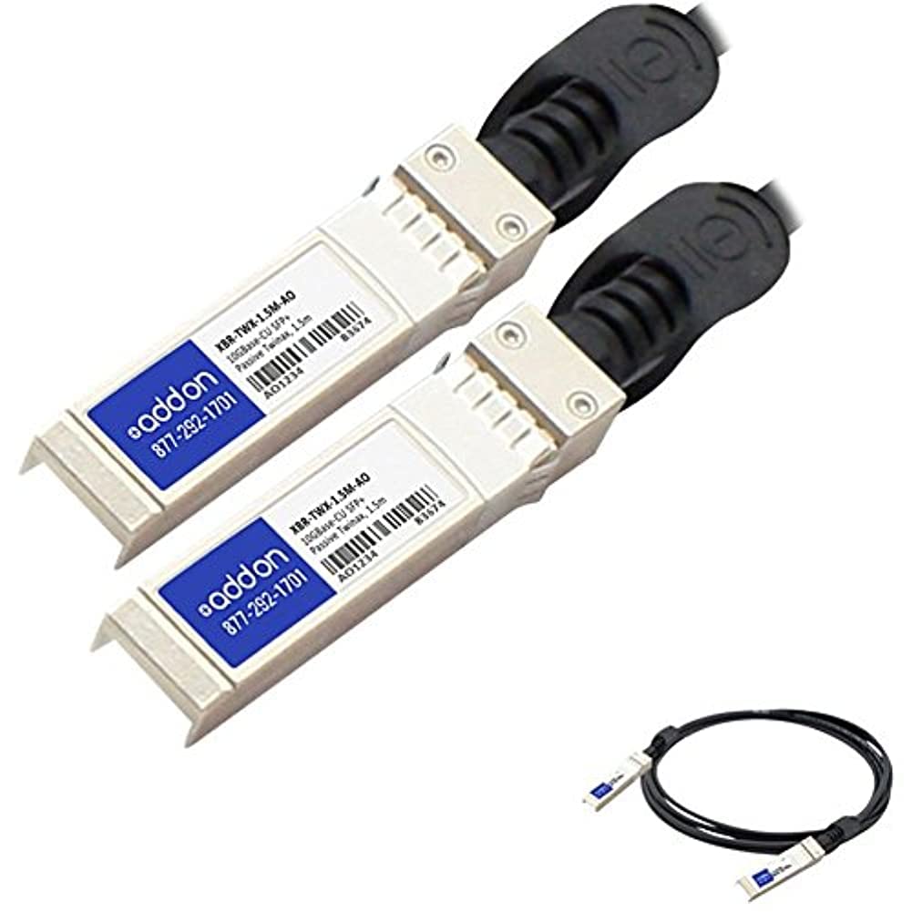 Addon Brocade (Formerly) Compatible Taa Compliant 10Gbase-Cu Sfp+ To Sfp+ Direct