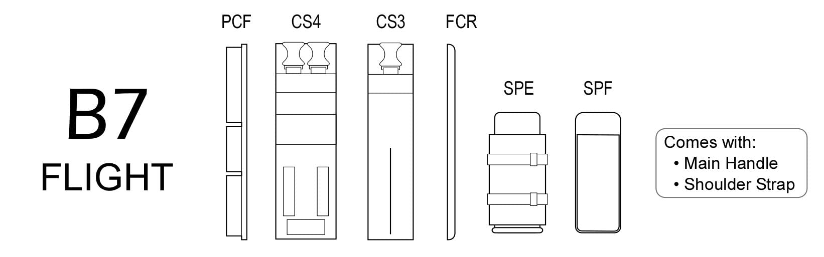 Brightline Bags Flex B7 Flight