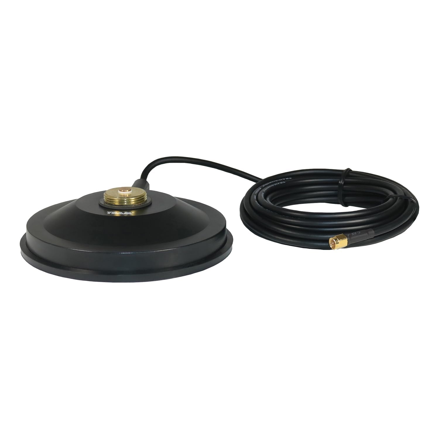 Tram 1267R-SMA 5-1/2-In. Black ABS NMO Magnet Mount with RG58 Coaxial Cable and SMA Connector