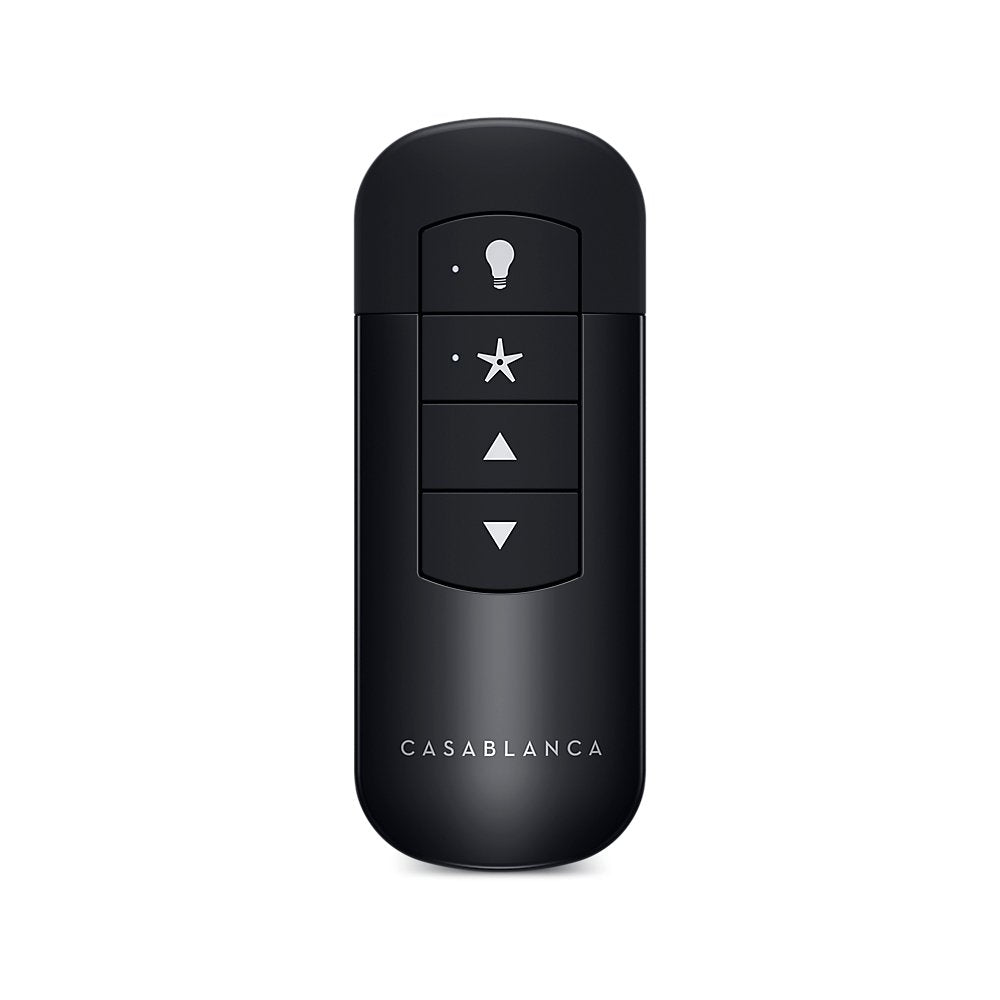 Casablanca 99198 Casablanca Handheld Remote, Black, 5.3X2X2.7, 5 Watts