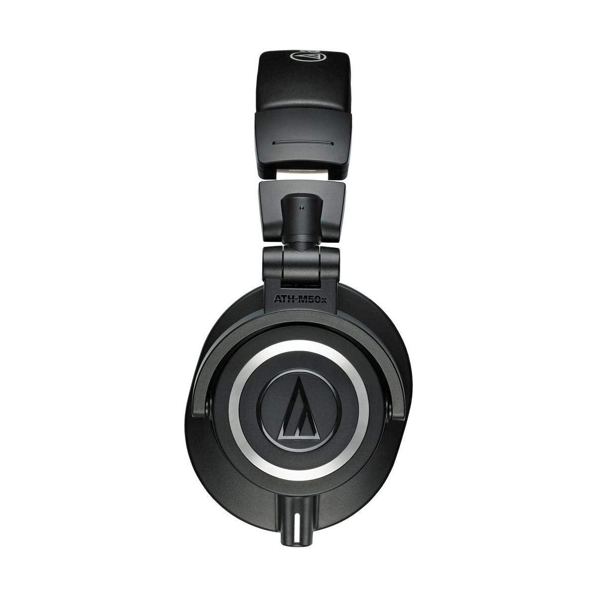 Audio-Technica Ath-M50X Professional Monitor Headphones, Black - With With H&A Genuine Sheepskin Leather Earpads