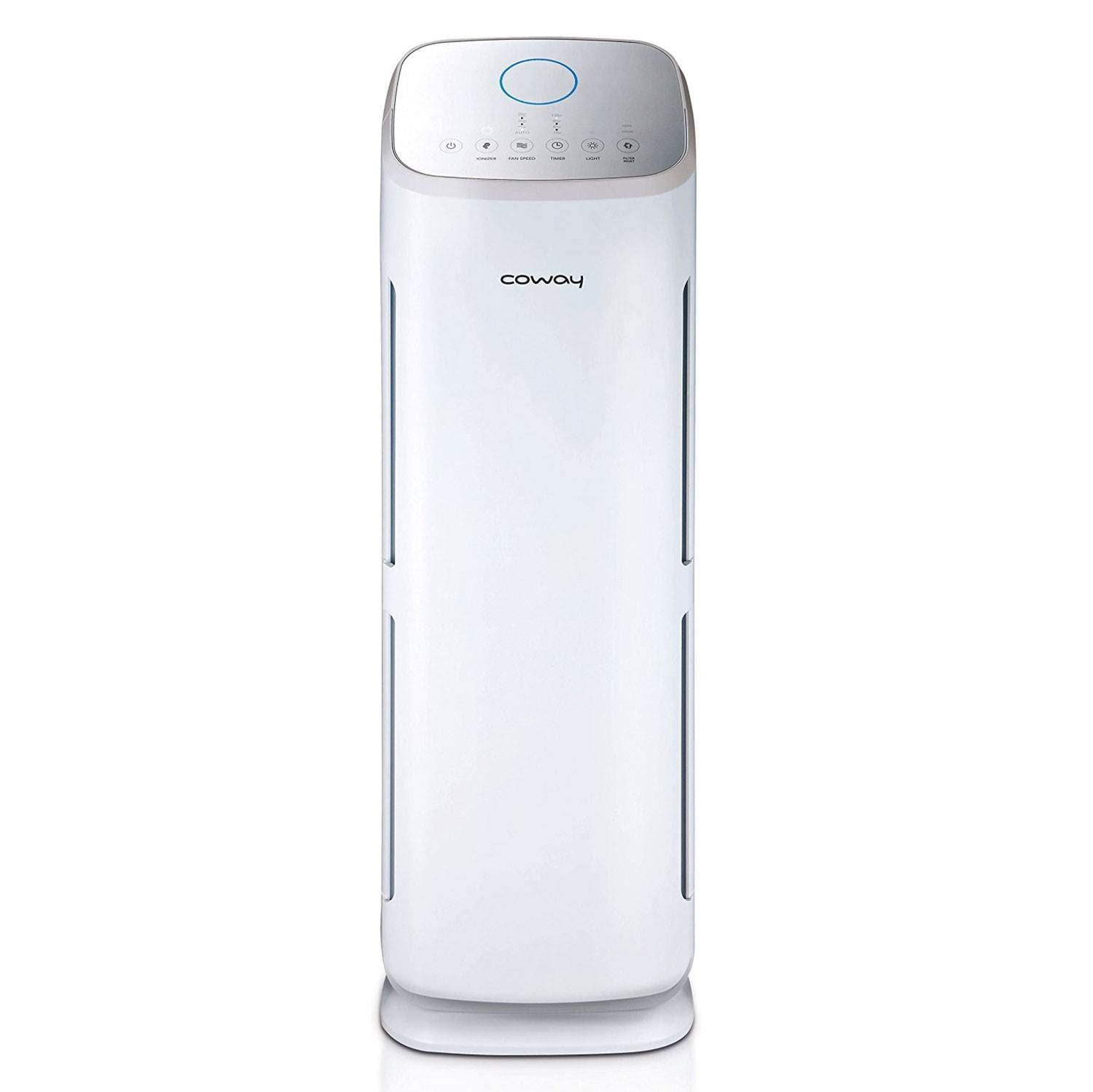 Coway Airmega AP-1216L True HEPA Air Purifier with Auto Mode, Timer, White, for Rooms up to 330 sq.ft.