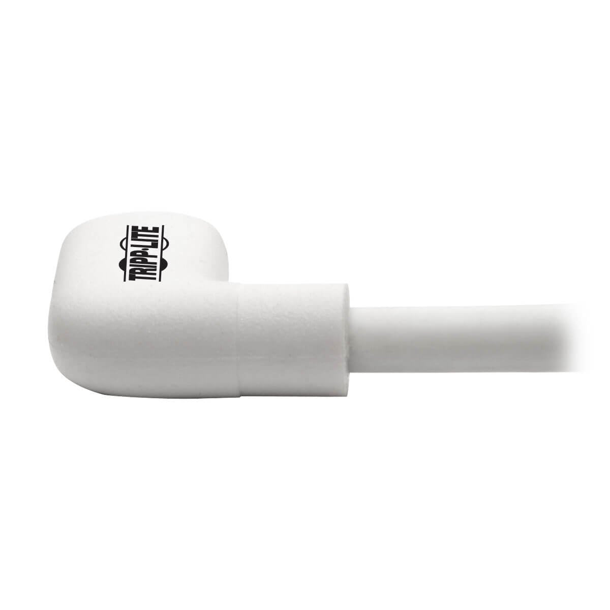 Tripp Lite Right Angle Lightning To Usb Sync Charging Cable For Iphone Ipad Apple White Mfi Certified 3' (M100 003 Lra Wh)