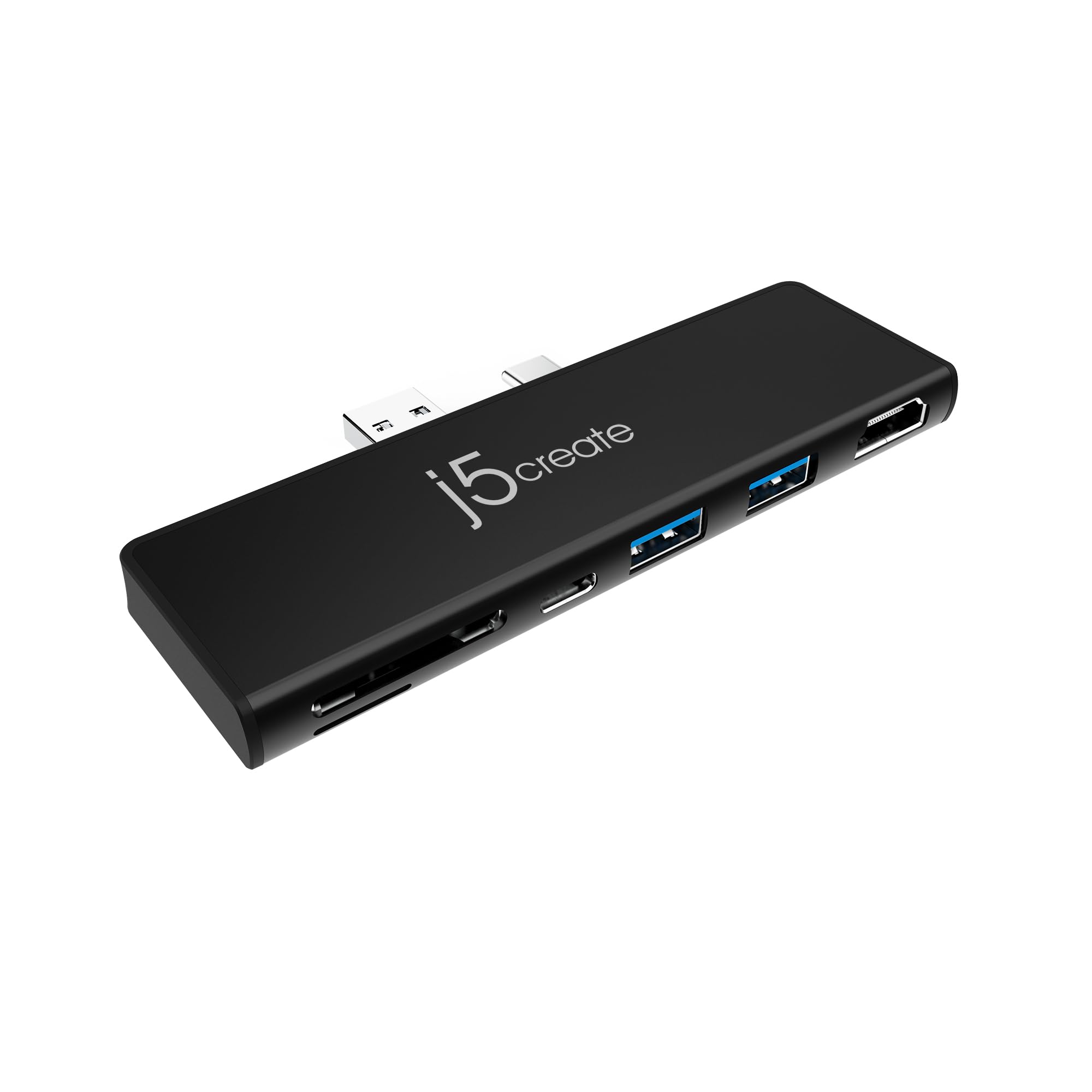 J5create JCD324B Ultra-drive Mini-dock for Surface Pro 7 2xUSB 3.1 Gen / 1 x HDMI / PD 3.0 up to 60W/ Memory card reader