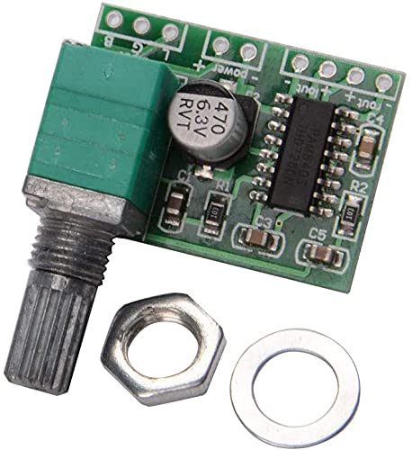 R Reifeng 5Pcs Mini Pam8403 Dc 5V 2 Channel Usb Digital Power Amplifier Board Module 2 * 3W Volume Control With Potentionmeter