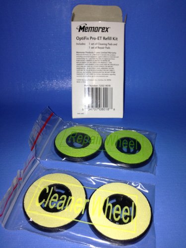 Memorex Optifix Pro Refill Kit, Cleaning And Repair Pads