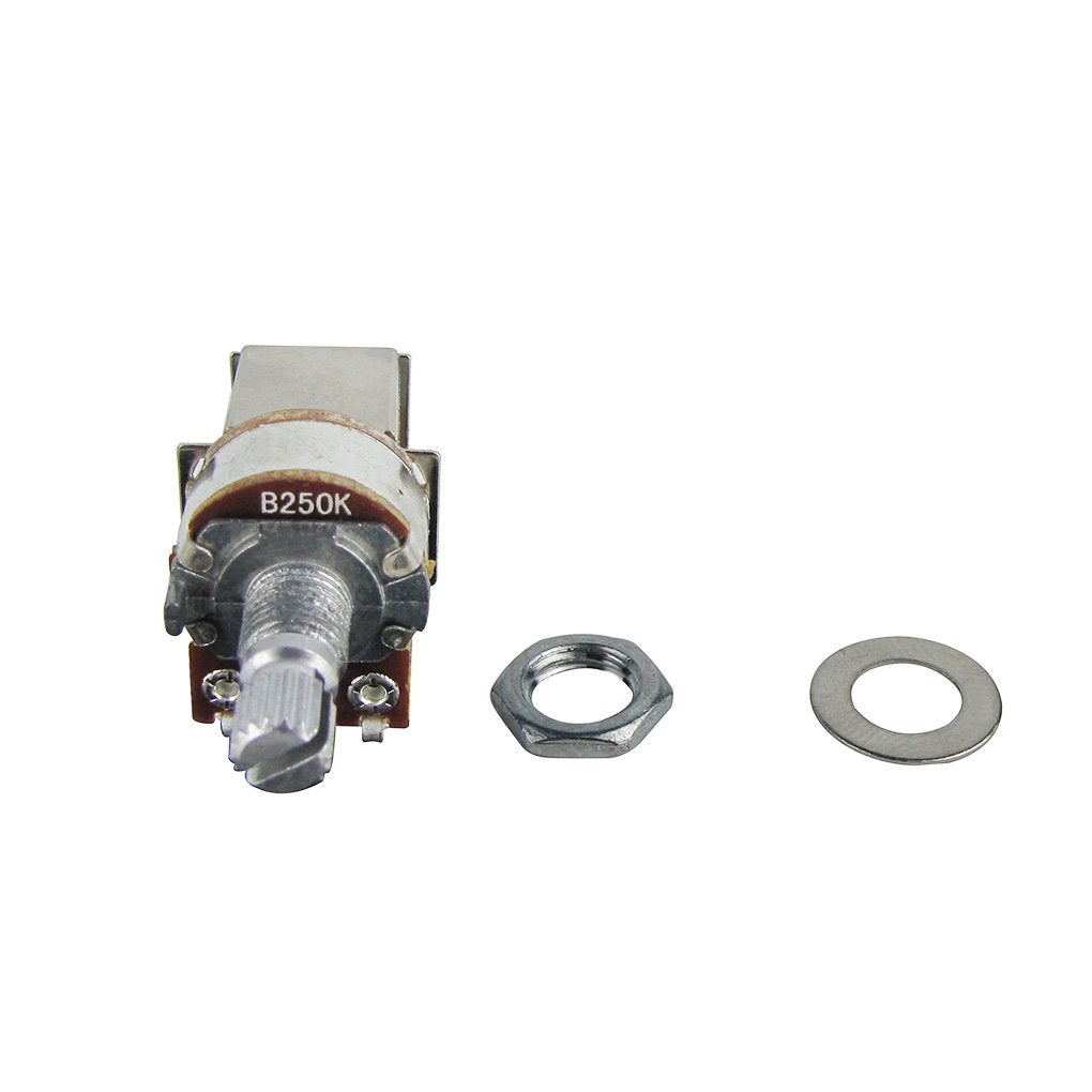 Fleor 2Pcs Push Pull Guitar Pots 18Mm Split Shaft B250K Linear Taper Guitar Potentiometers