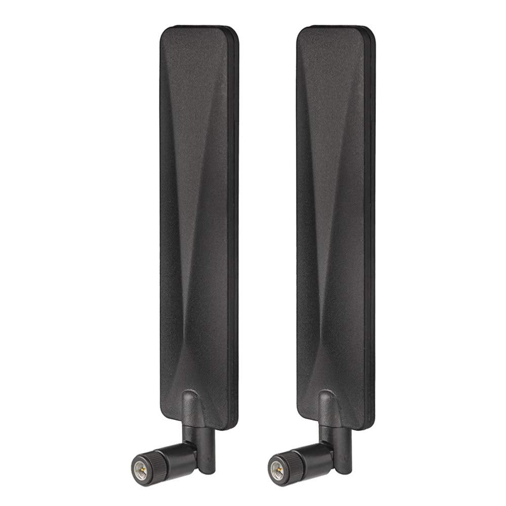 Bingfu 4G Lte Antenna 9Dbi Sma Male Cellular Antenna (2 Pack) Compatible With 4G Lte Wireless Cpe Router Hotspot Cellular Gatewa