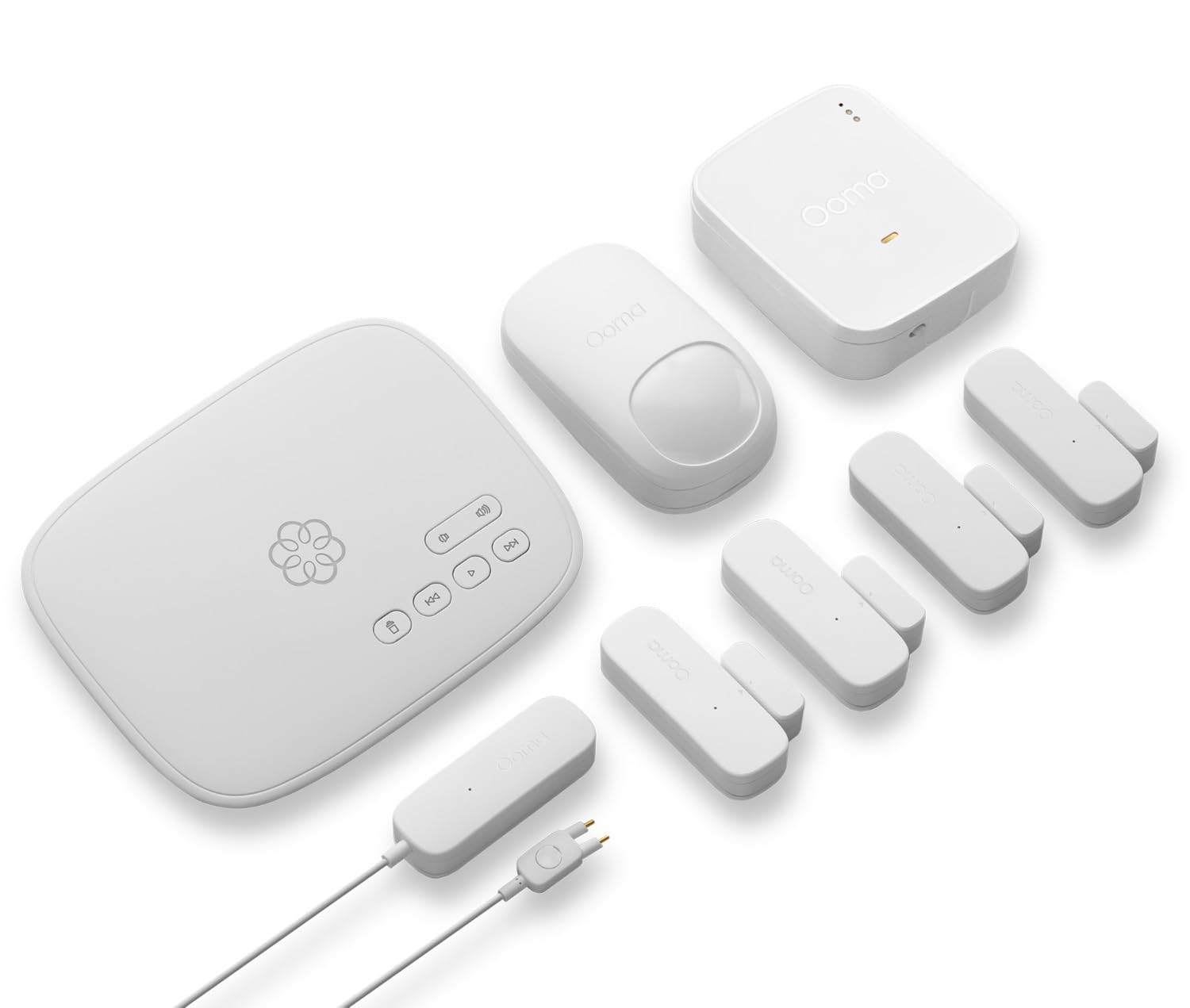 Ooma Siren, Works With Smart Home Security. No Contracts And Free Self Monitor Plan. Optional Professional Monitoring, Motion, K