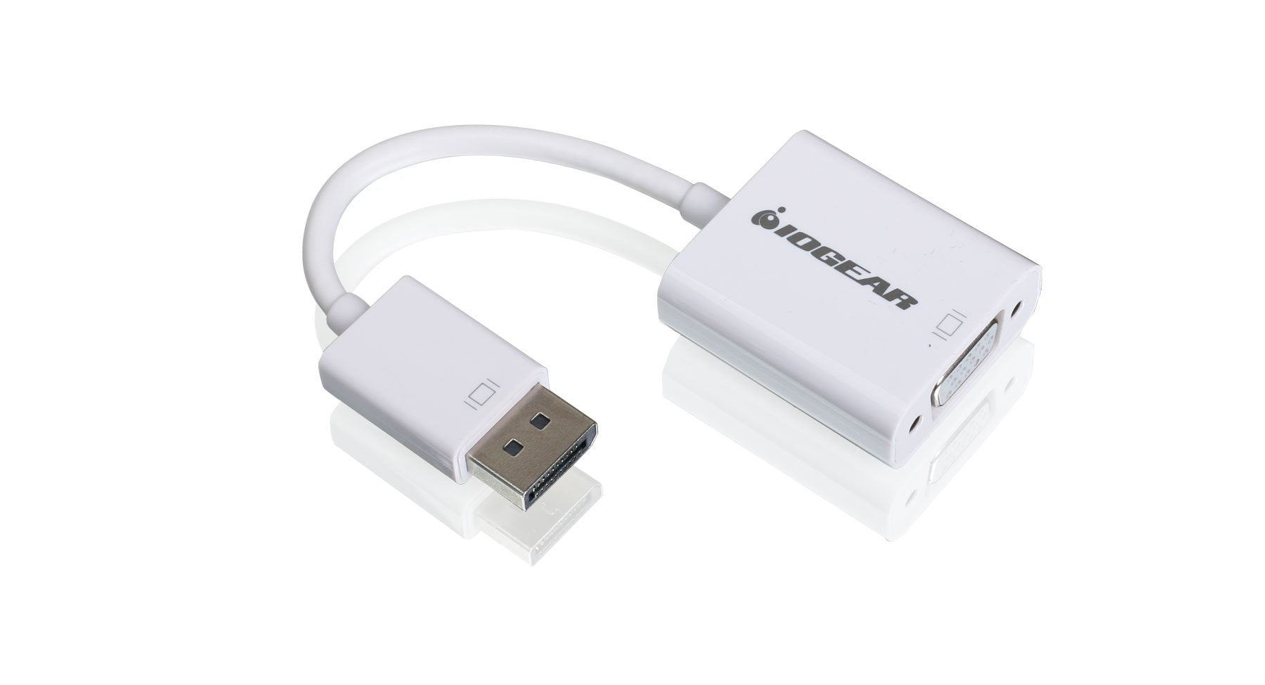 Iogear Displayport (M) To Vga (F) Adapter   Displayport 1.1A For Both 1.62 & 2.7 Gbps   Full Hd 1080P   Gdpvgaw6