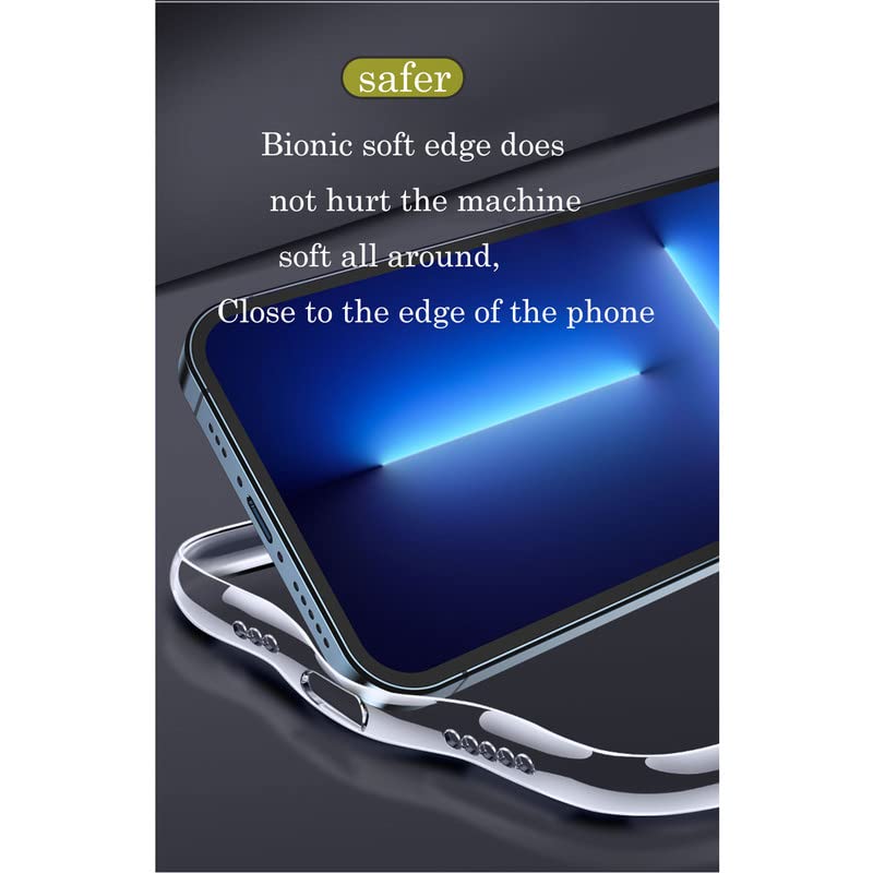 Aqggiixy Phone Case For Honor X7B (6.8''), With 2 X Tempered Glass Screen Protector, Ultra Thin Clear Soft Tpu Bumper Anti Scrat