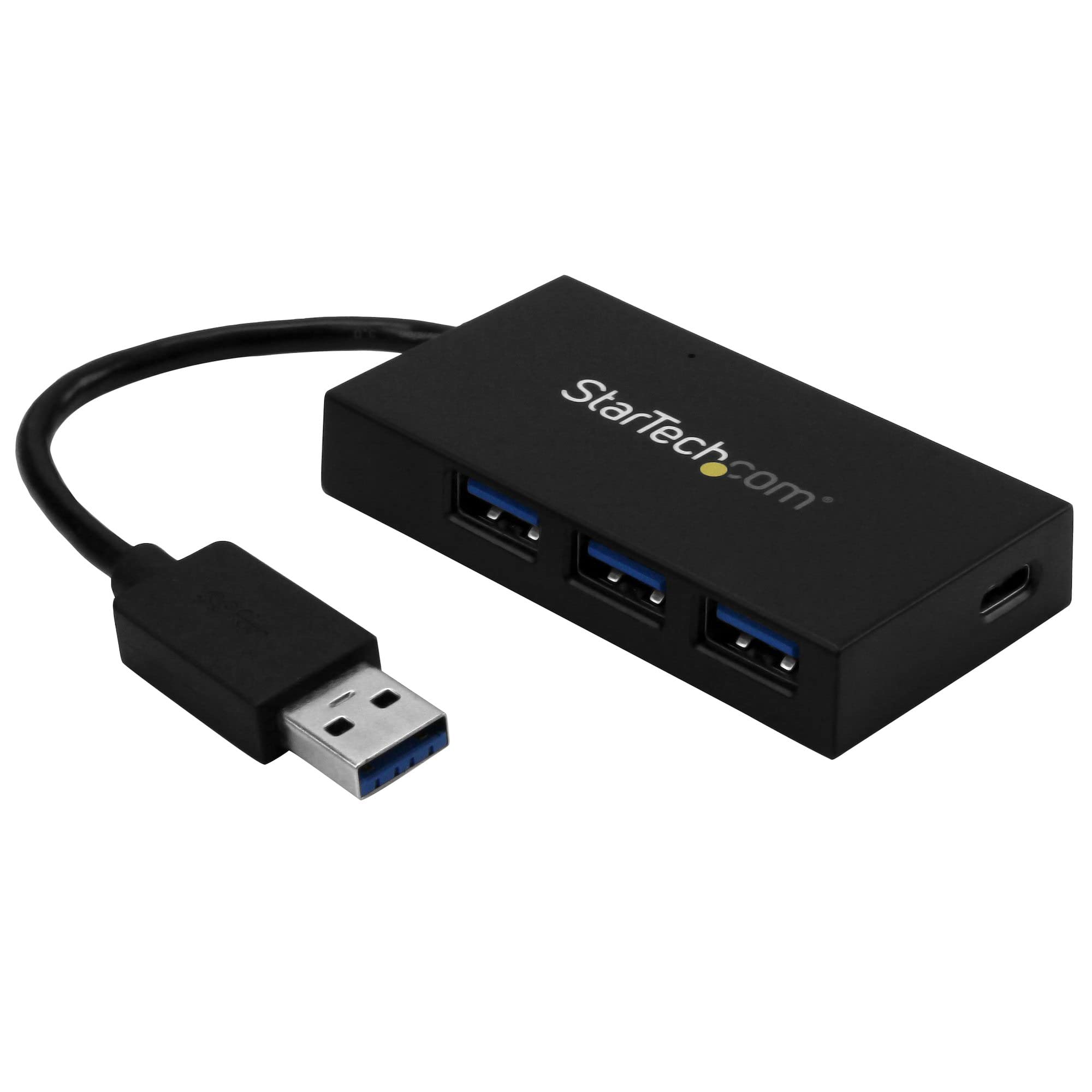 Startech.Com 4 Port Usb 3.0 Hub   Usb Type A Hub With 1X Usb C & 3X Usb A Ports (Superspeed 5Gbps)   Usb Bus Powered   Usb 3.1 G