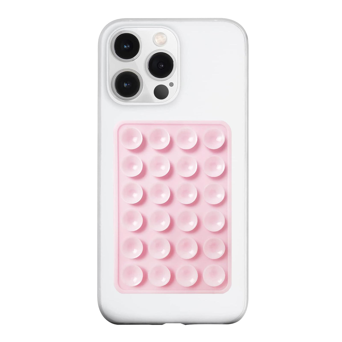 Lvshuliangpin Silicone Suction Phone Case Mount, Silicon Adhesive Phone Accessory For Smartphones, Hands Free Mirror Shower Phon