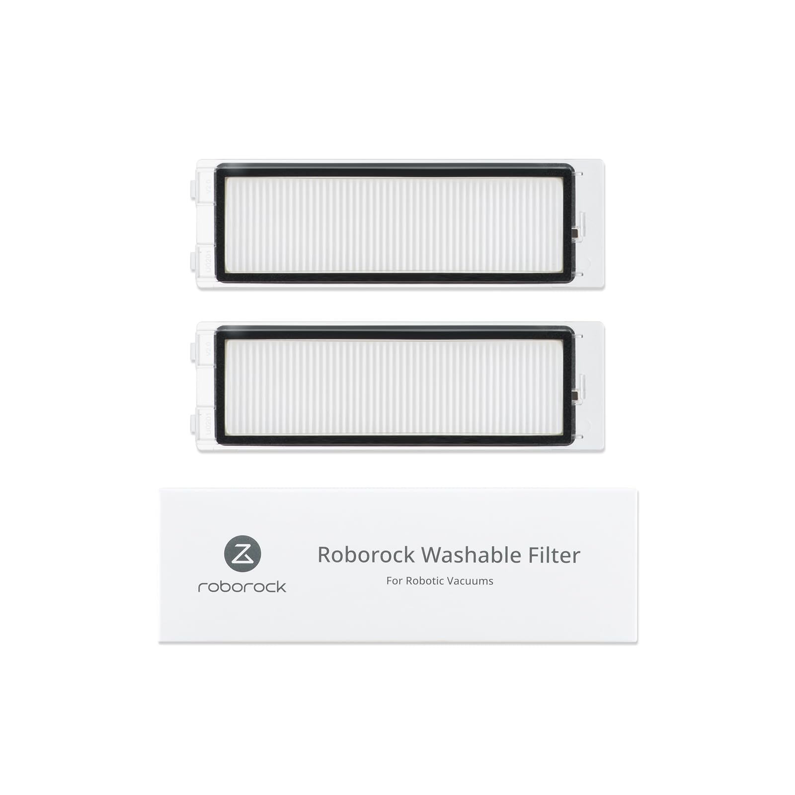 Roborock 2 Pack Washable Filter For Q Revo Robot Vacuum Cleaners, High Efficiency Filters Replacement Parts