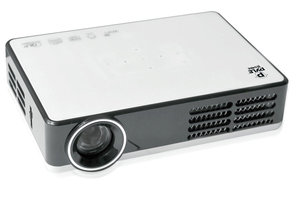 Pyle Portable Home Theater Projector With Wifi Wireless Multimedia Streaming   Full Hd 1080P Smart Video Led Lamp, Hdmi/Usb Inpu