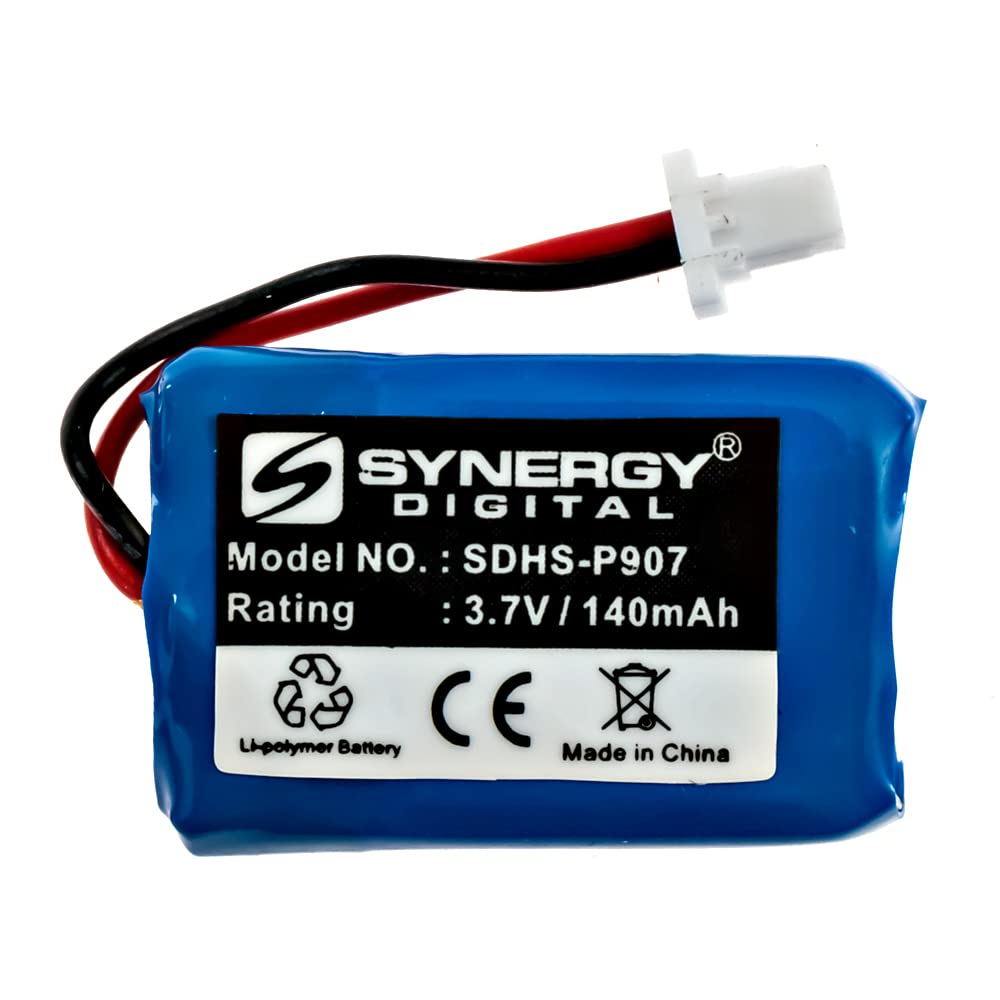 Sdhs P907   Li Pol, 3.7 Volt, 140 Mah, Ultra Hi Capacity Battery   Replacement Battery For Plantronics Cs540 Wireless Headset Ba