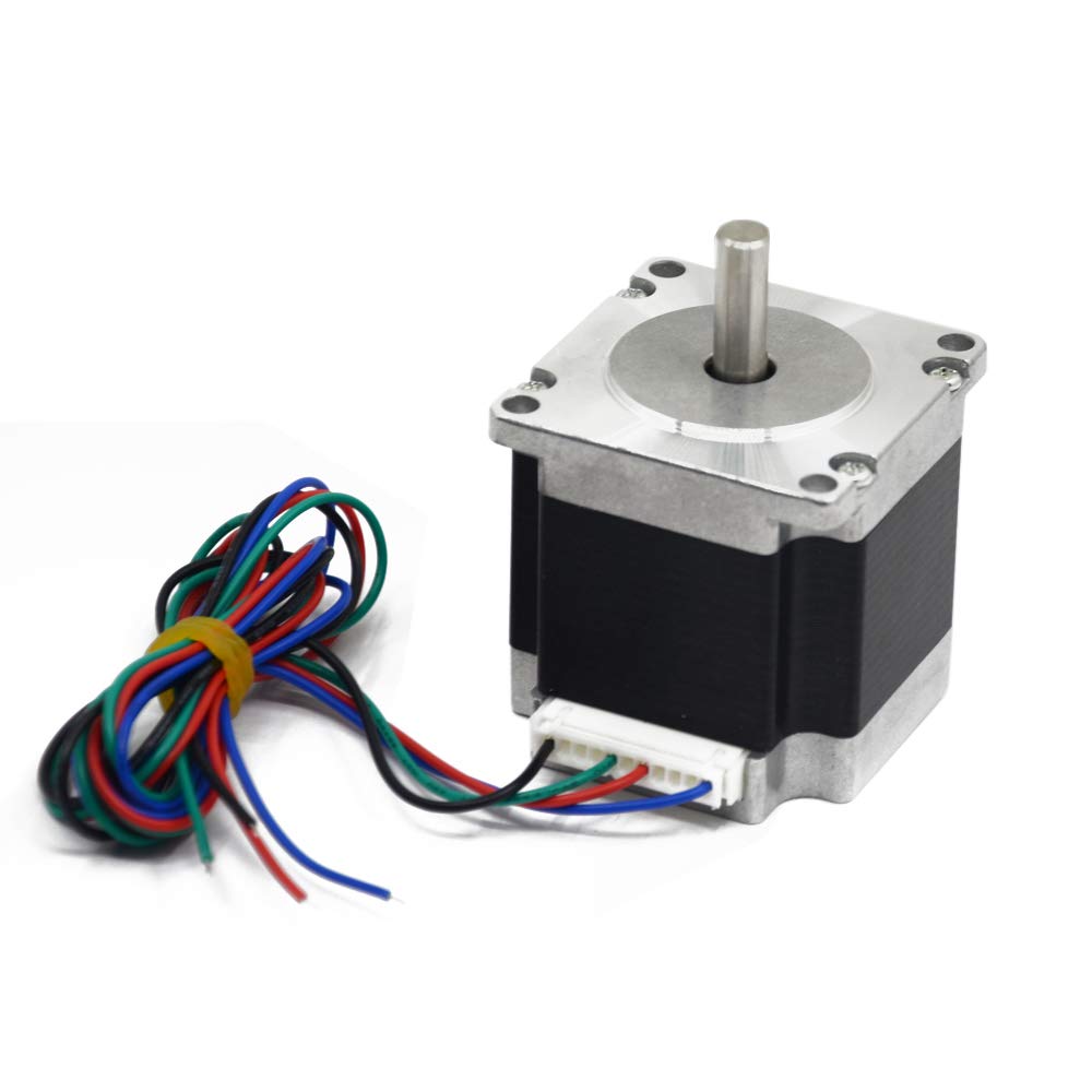 Iverntech Nema 23 Stepper Motor 57X56Mm Body 1.8 Stepper Angle 2.0A 2 Phase 4 Lead With 80Cm Cable For 3D Printer, Cnc Machine A