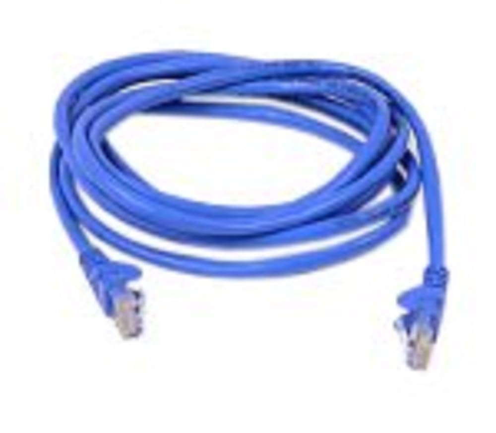 Belkin A3L791-20-Blu-S 20Ft Cat5E Snagless Patch Cable, Utp, Blue Pvc Jacket, 24