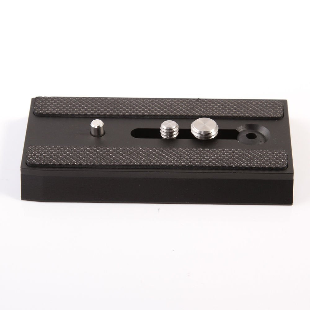 Fotga Rapid Camera Quick Release Sliding Plate 501PL Replacement with 1/4  and 3/8  Mounting Screws for Manfrotto 501HDV 503HDV 