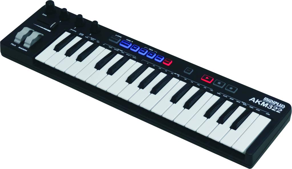 Midiplus Akm322 Mini Size 32 Keys Usb Midi Keyboard Controller