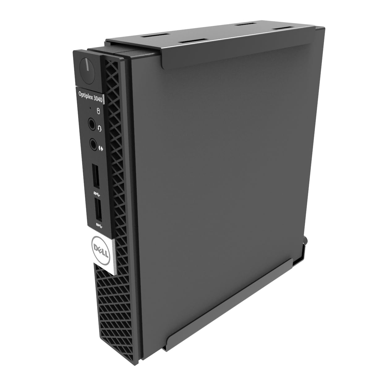Jingchengmei Wall Mount For Mini Pc, Compatible With Dell Optiplex Micro Form Factor Case, Vesa And Under Desk Available, Fits Mff 7080, 7060, 7010, 5060, 3040, 3046, 3050, 3060, 3090 And More(Hdm)