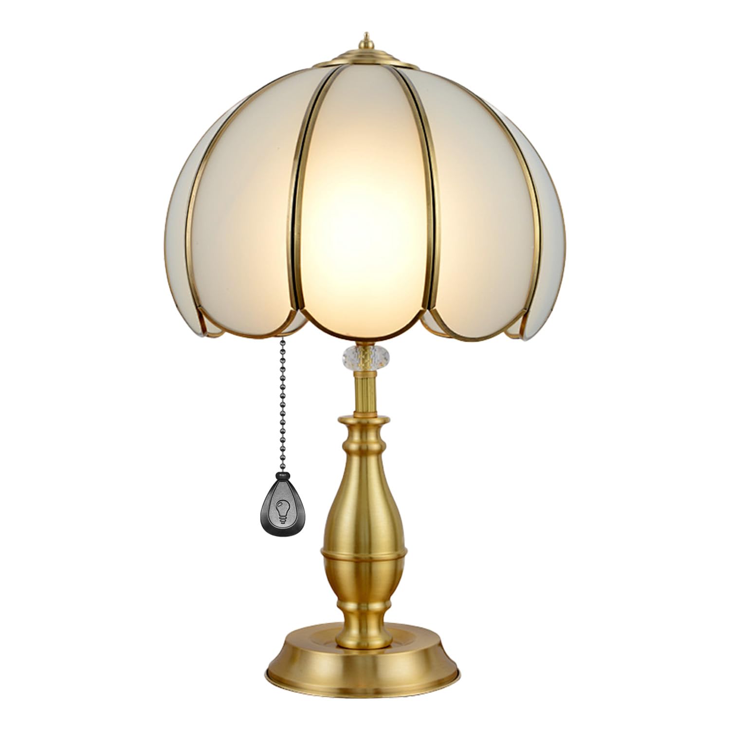 Dotlite Black Ceiling Fan Pull Chain, 4Pcs 12 Inches Decorative Fan Pull Chain Ornaments Extension, 3Mm Diameter Beaded Ball Fan