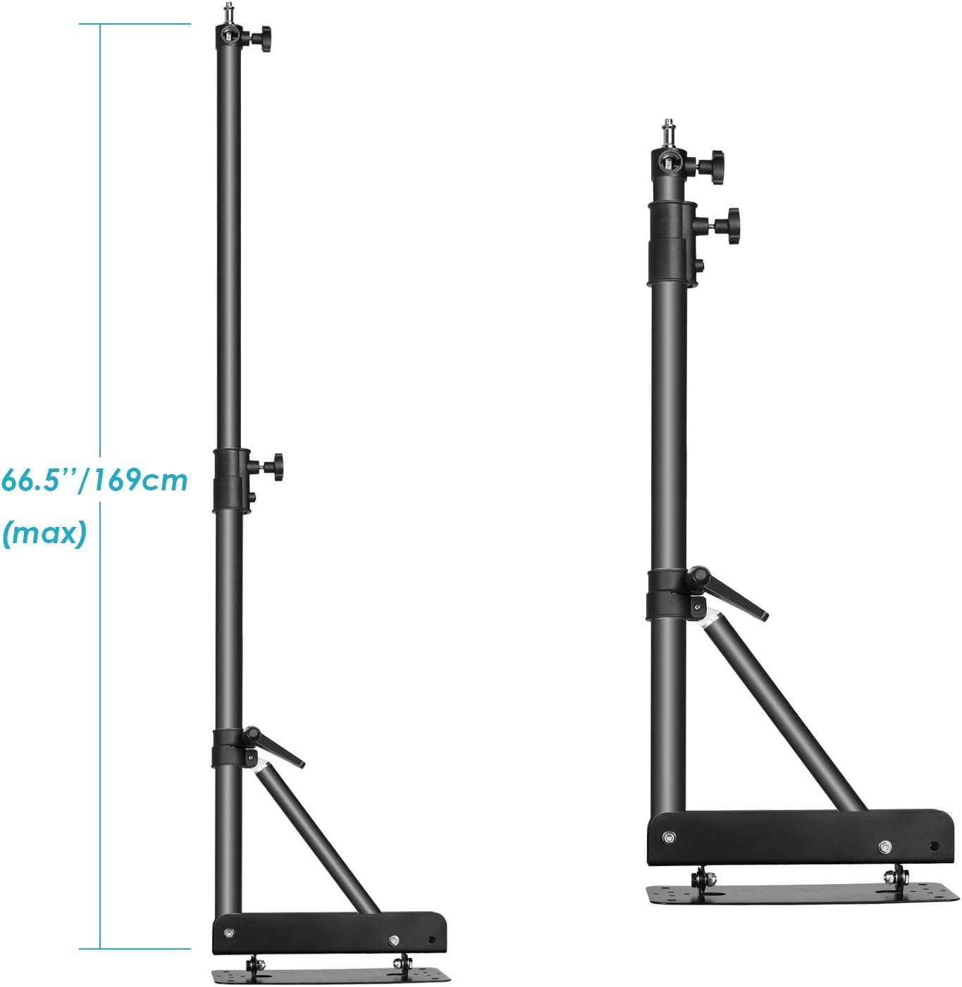 Neewer Wall Mounting Boom Arm With Triangle Base For Photography Studio Video Strobe Light Monolight Softbox Umbrella Reflector,