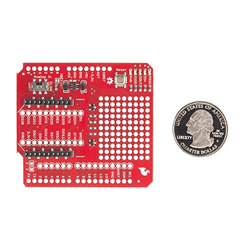 Sparkfun Xbee Shield 3.3V Power Regulation Mosfet Level Shifting On Board 9X11Grid Of 0.1''