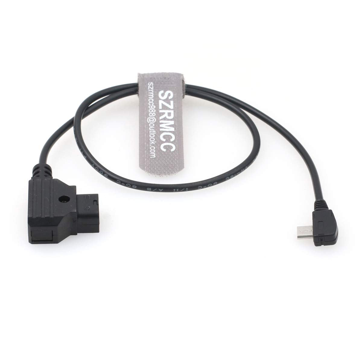 Szrmcc For Tilta Nucleus Nano Follow Focus Motor Power Cable Right Angle Micro Usb To D Tap 2 Pin Male