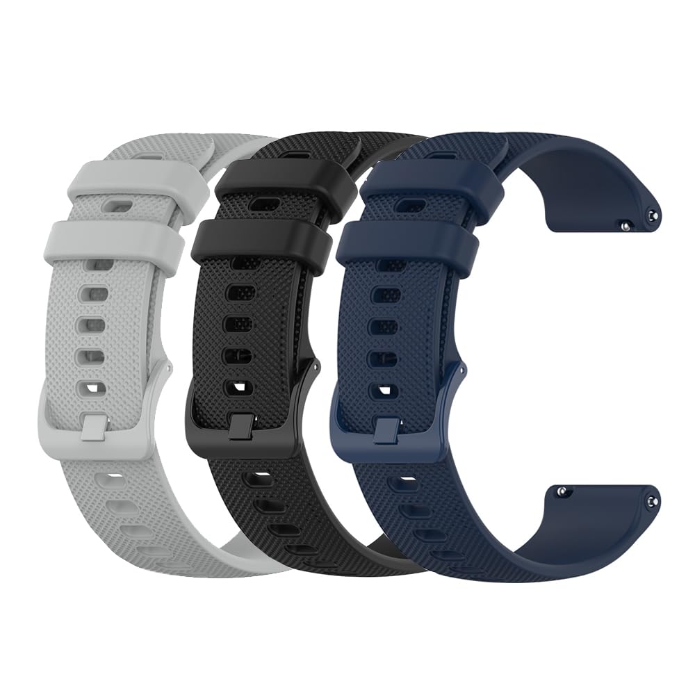 Yeejok Compatible For Garmin Venu 3/2 Bands Silicone 22Mm, Vivoactive 4 45Mm Watch Bands Sport, Smart Watch Straps Replacement F