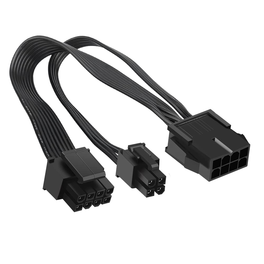 Owltree 2 Pack Eps12V Cpu 8 Pin Female To Cpu Atx 8 Pin And Atx 4 Pin Male Power Supply Extension Cable Eps 12V For Motherboard