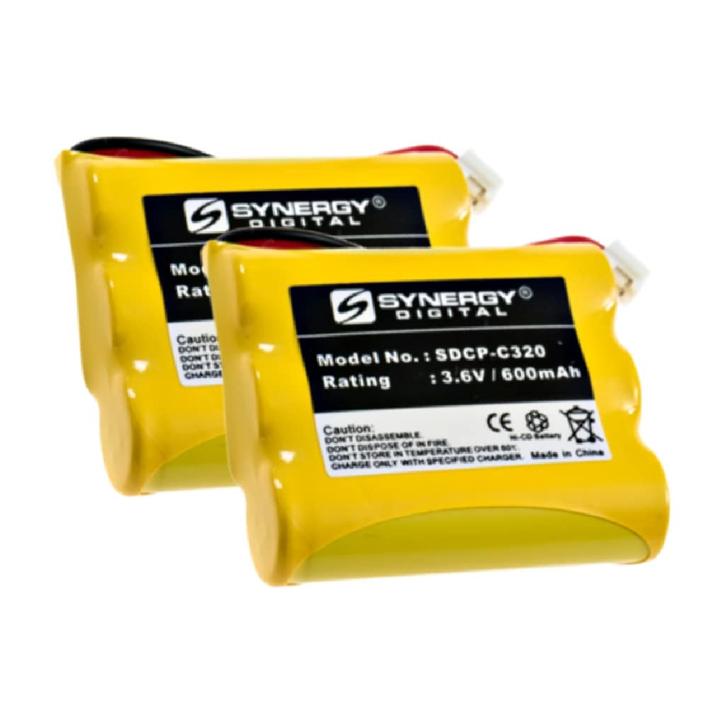 Synergy Digital Cordless Phone Batteries, Compatible With At&T Lucent 3301 Cordless Phone, (Ni Cd, 3.6V, 600 Mah), Replacement F