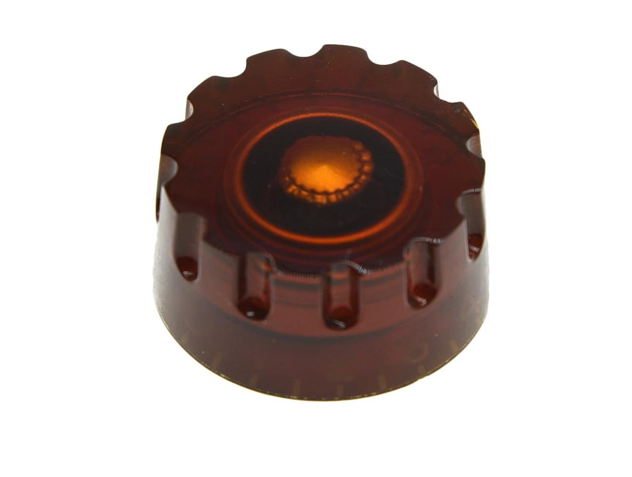 Dopro Set Of 4 Amber Knurled Metric Lp Guitar Speed Dial Knobs Control Knobs For Epi Les Paul/Import Guitar Bass W/Coarse 5.8Mm