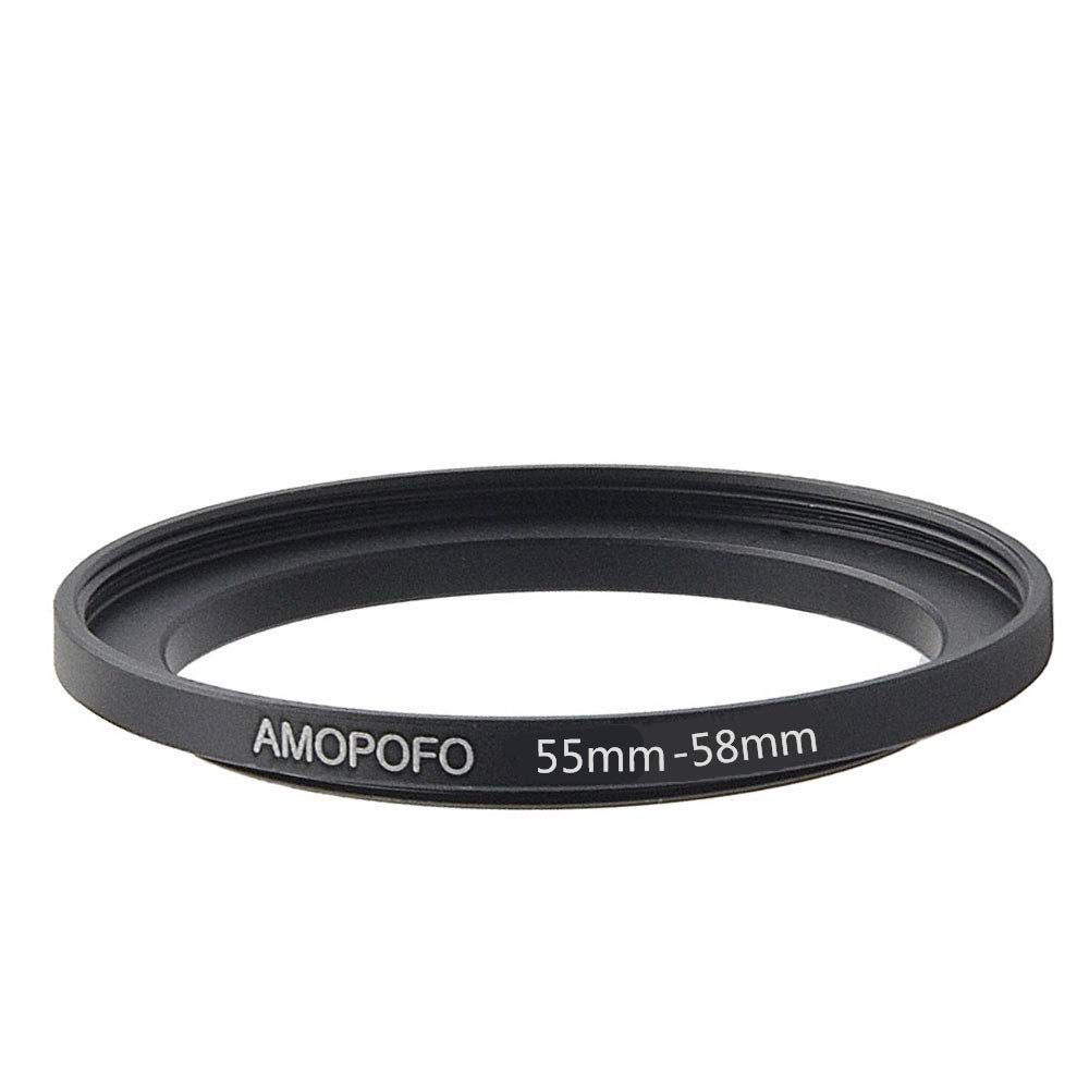 55 To 58Mm Camera Filter Ring /55Mm To 58Mm Step Up Ring Filter Adapter For 58Mm Uv,Nd,Cpl,Metal Step Up Ring