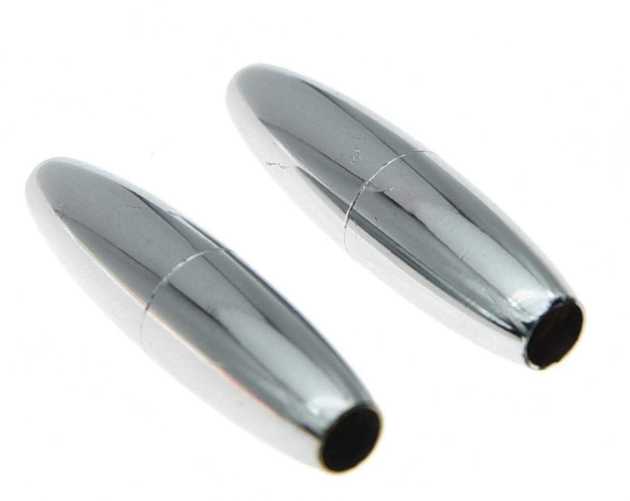 Dopro 2Pcs 5Mm St Strat Guitar Tremolo Trem Arm Tip Whammy Bar Cap For Stratocaster Chrome