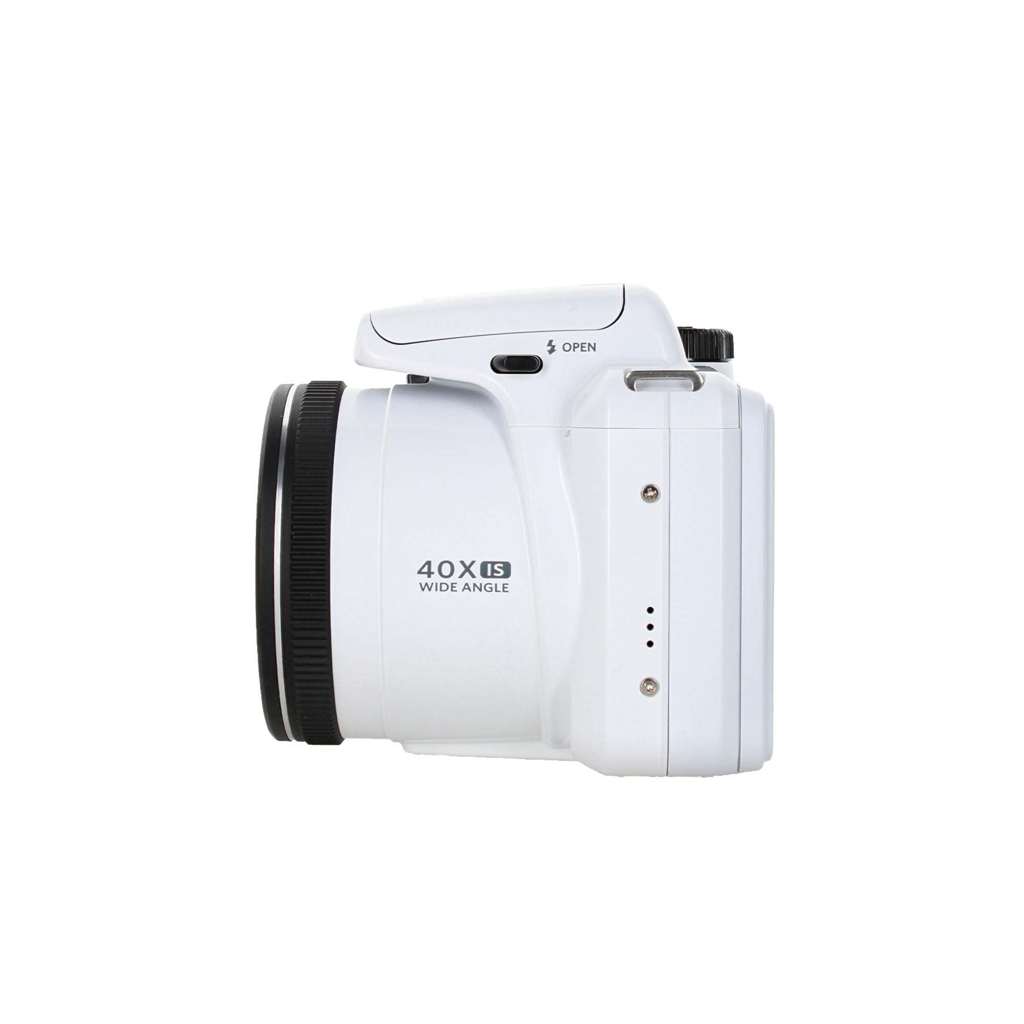 Kodak Pixpro Az405 Digital Camera In White (Az405Wh) Bundle Including: 128 Gb Memory Card, Rechargeable Batteries, Case, Flexibl