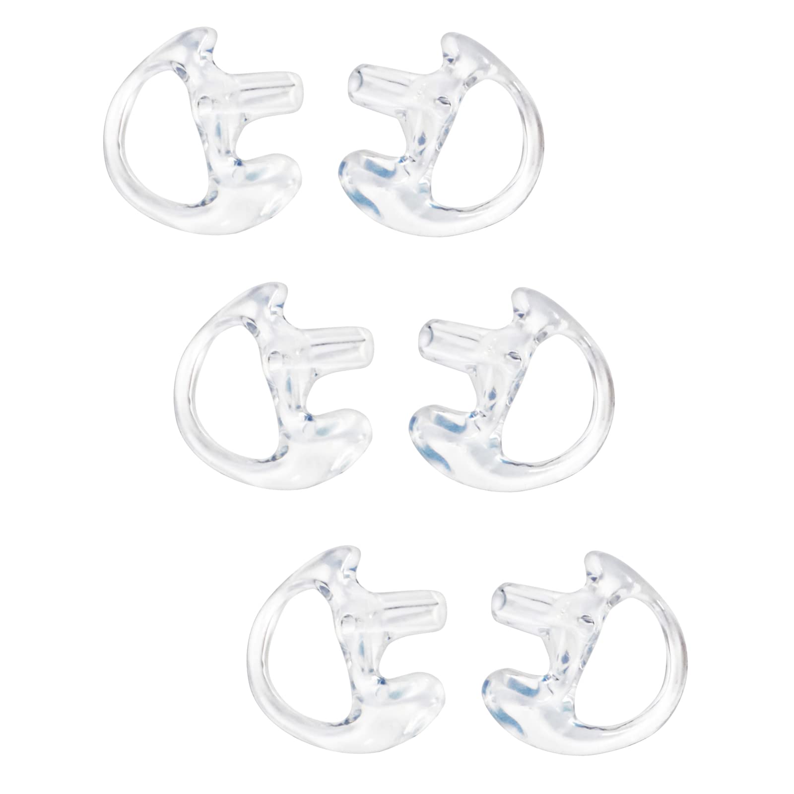 Twayrdio Earmold Earbud Ear Mold For Walkie Talkie Surveillance Earpiece Two Way Radio Headset Acoustic Coil Tube Audio Kits, Sm